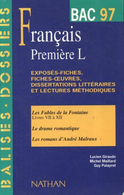 Livrenpoche : Français 1ère L - Collectif - Livre