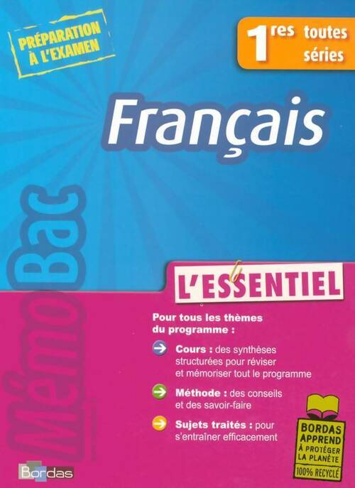 Livrenpoche : Français 1ère toutes séries - Sylvain Ledda - Livre