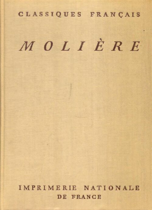 Livrenpoche : Oeuvres complètes Tome X - Molière - Livre