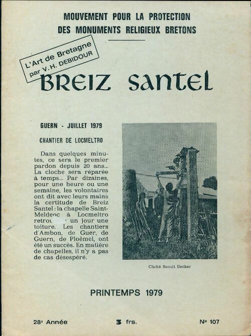Livrenpoche : Breiz santel n°107 - Collectif - Livre