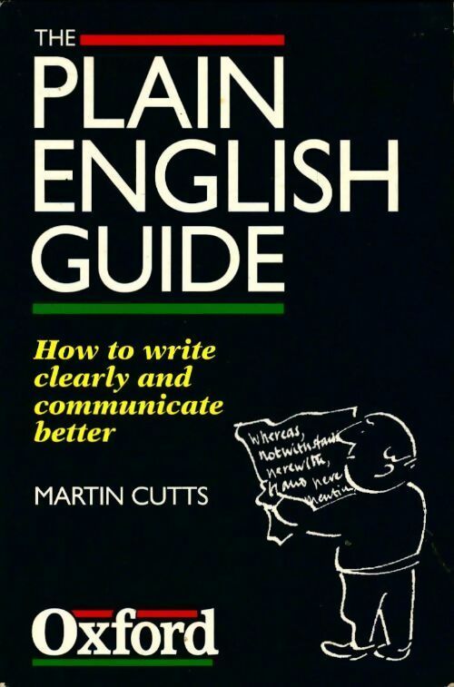 Livrenpoche : The plain English guide - Martin Cutts - Livre