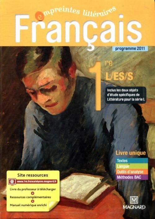 Français 1ère L, ES, S - Collectif -  Magnard GF - Livre