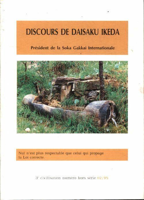 Livrenpoche : Discours de Daisaku Ikeda février 1995 - Daisaku Ikeda - Livre