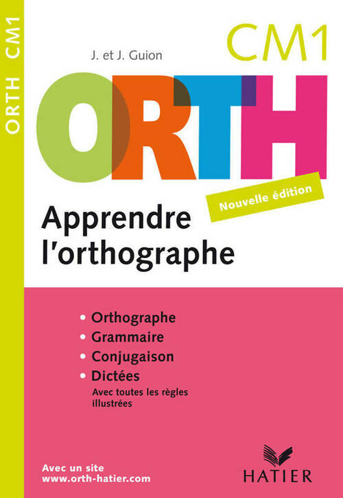 Livrenpoche : Apprendre l'orthographe CM1 - Jean Guion - Livre