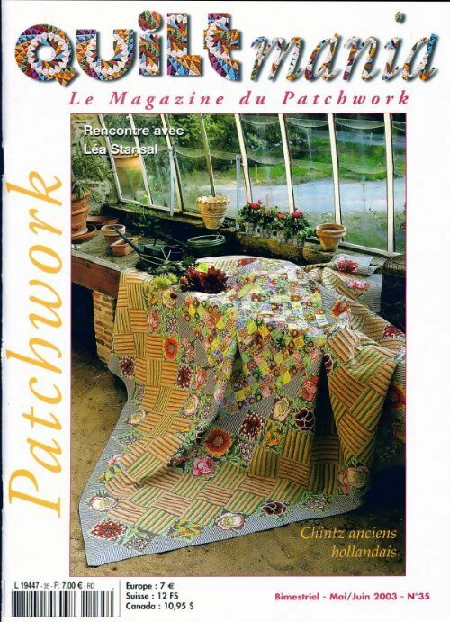 Livrenpoche : Quiltmania n°35 : Chintz anciens hollandais - Collectif - Livre