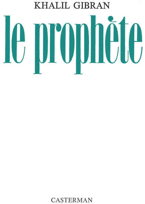 Livrenpoche : Le prophète - Khalil Gibran - Livre