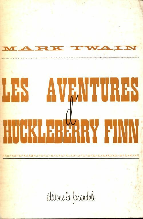 Livrenpoche : Les aventures de Huckleberry finn - Mark Twain - Livre
