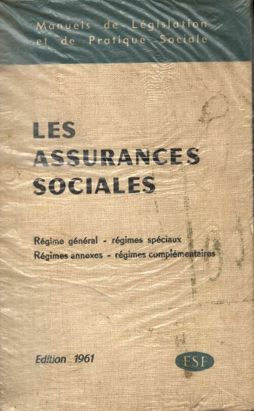 Livrenpoche : Les assurances sociales - Collectif - Livre