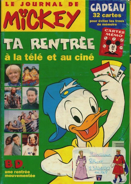 Livrenpoche : Le journal de Mickey n°2255 : Ta rentrée à la télé et au ciné - Collectif - Livre