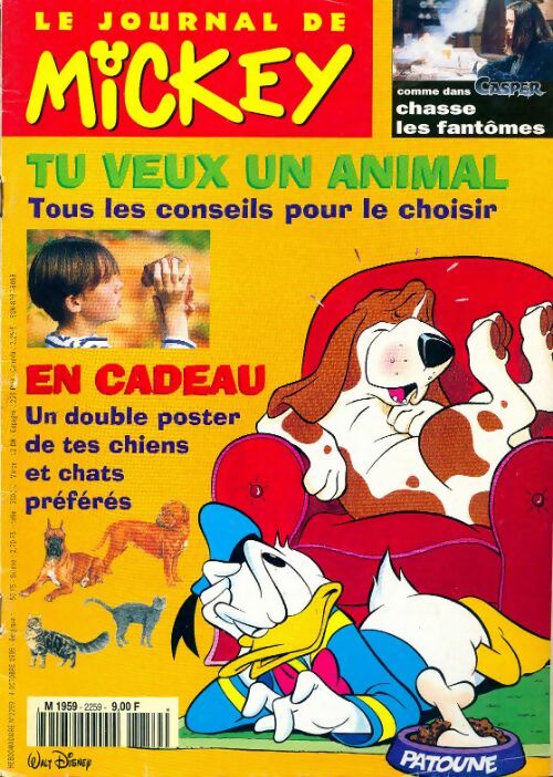 Livrenpoche : Le journal de Mickey n°2259 : Tu veux un animal - Collectif - Livre