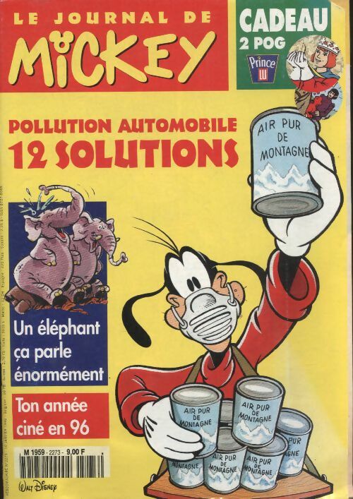 Livrenpoche : Le journal de Mickey n°2273 : Pollution automobile 12 solutions - Collectif - Livre