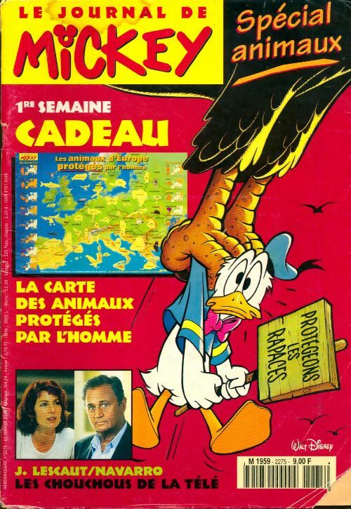 Livrenpoche : Le journal de Mickey n°2275 : Spécial animaux - Collectif - Livre