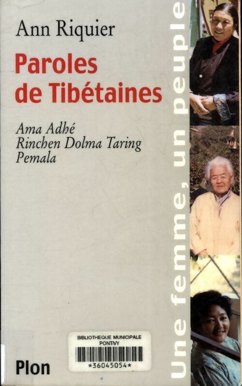 Livrenpoche : Paroles de tibétaines - Ann Riquier - Livre