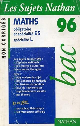 Livrenpoche : Maths Terminal ES, L 96 non corrigés - Collectif - Livre