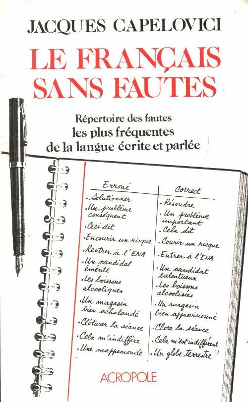 Livrenpoche : Le français sans fautes - Eric Van Lustbader - Livre