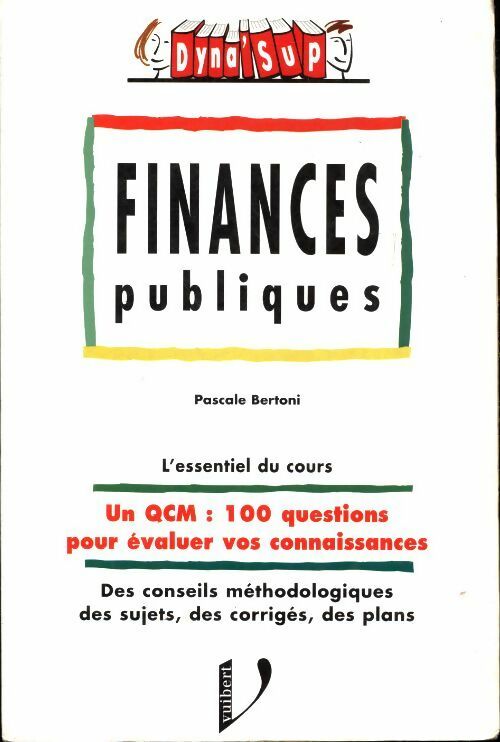 Livrenpoche : Finances publiques - Pascale Bertoni - Livre