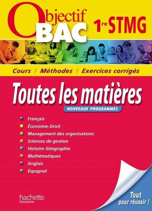 Livrenpoche : Toutes les matières 1ère STMG - Collectif - Livre