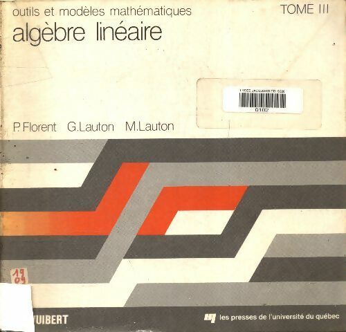 Livrenpoche : Algèbre linéaire - Collectif - Livre