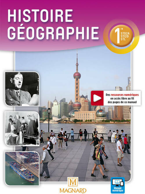 Livrenpoche : Histoire géographie 1ère STD2A, STI2D, STL - Collectif - Livre