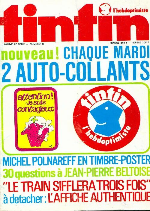 Livrenpoche : Tintin (nouvelle série) n°18 : Polnareff / Beltoise - Collectif - Livre