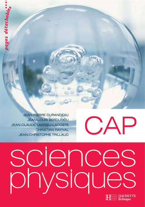 Livrenpoche : Sciences physiques CAP - Jean-Pierre Durandeau - Livre