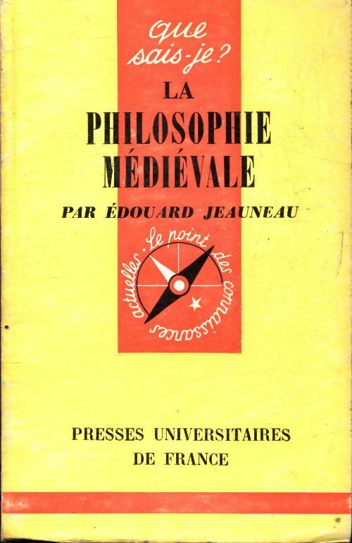 Livrenpoche : La philosophie médiévale - Edouard Jeauneau - Livre