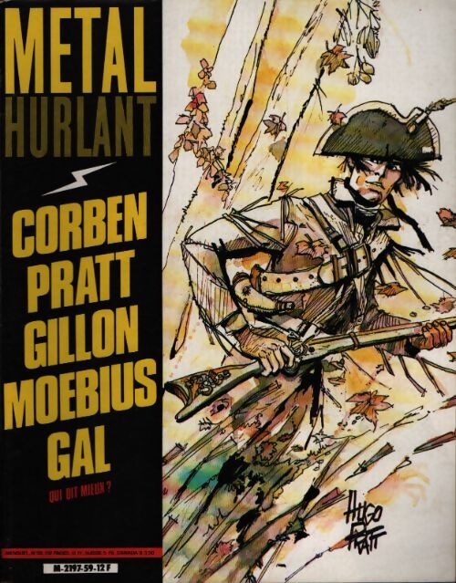 Métal Hurlant n°59 ; Corben, Pratt, Gillon, Moebius, Gal - Collectif - Livre