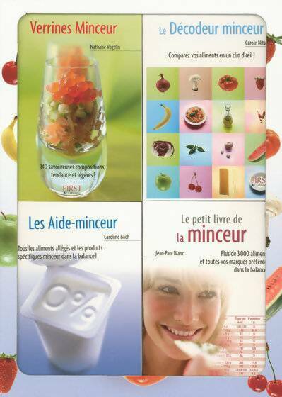 Livrenpoche : Mince sur toute la ligne ! : Coffret en 4 volumes - Nathalie Vogtlin - Livre