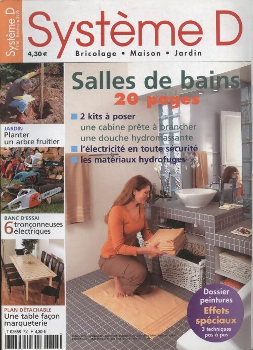 Livrenpoche : Système D n°730 : Salles de bains - Collectif - Livre