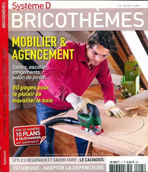 Livrenpoche : Bricothèmes Systeme D n°5 : Mobilier & agencement - Collectif - Livre