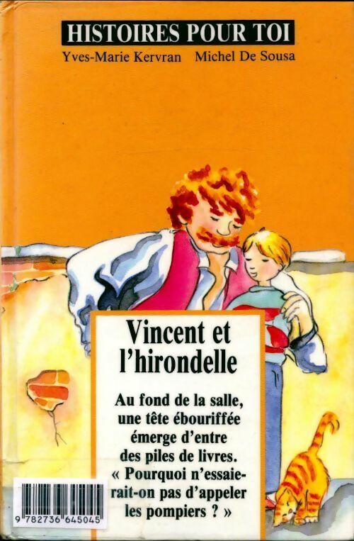 Livrenpoche : Vincent et l'hirondelle - Sousa De - Livre