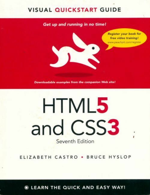 Livrenpoche : HTML5 & CSS3 visual quickstart guide - Elisabeth Castro - Livre