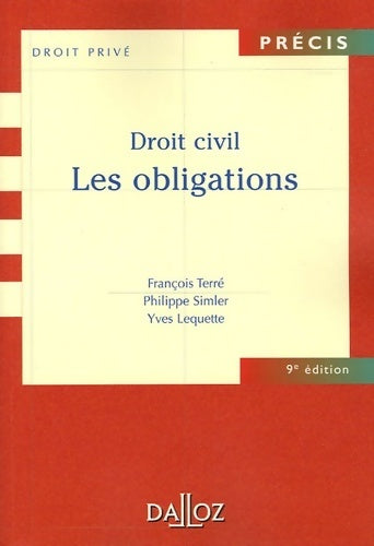 Livrenpoche : Droit civil. Les obligations - François Terré - Livre