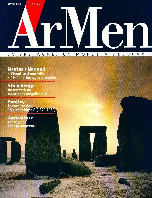 Livrenpoche : ArMen n°91 : Nantes / Stonehenge / Pontivy / Agriculture - Collectif - Livre