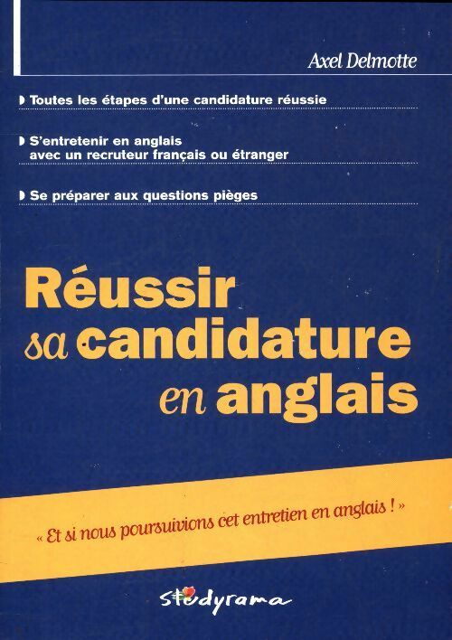Livrenpoche : Réussir sa candidature en anglais - X - Livre