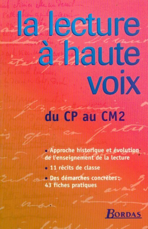 Livrenpoche : La lecture a haute voix du CP au CM2 - Collectif - Livre