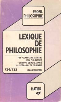 Livrenpoche : Lexique de philosophie - Collectif - Livre