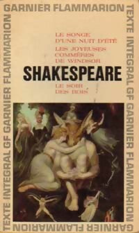 Livrenpoche : Le songe d'une nuit d'été / Les joyeuses commères de Windsor / Le soir des rois - William Shakespeare - Livre