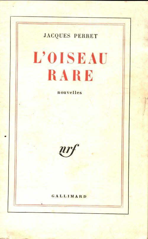 Livrenpoche : L'oiseau rare - Jacques Perret - Livre