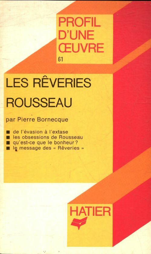 Livrenpoche : Les rêveries du promeneur solitaire - Jean-Jacques Rousseau - Livre