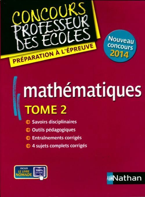 Livrenpoche : CRPE Maths Tome II 2013 - Daniel Motteau - Livre
