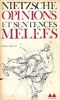 Opinions et sentences mêlées - Friedrich Nietzsche - Livre