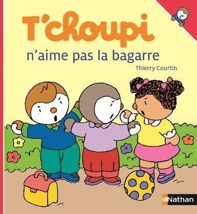 Livrenpoche : T'choupi n'aime pas la bagarre - Thierry Courtin - Livre