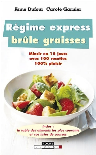 Livrenpoche : Régime brûle-graisses en 30 jours - Anne Dufour - Livre