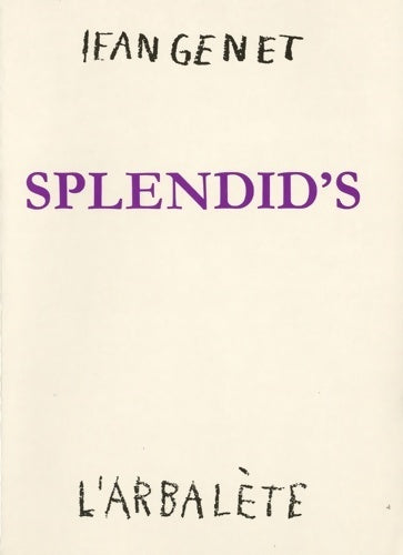 Livrenpoche : Splendid's - Jean Genet - Livre