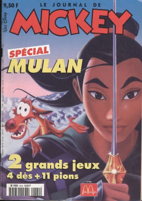 Le journal de Mickey n°2024 : Spécial Mulan - Collectif - Livre