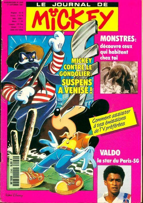 Livrenpoche : Le journal de Mickey n°2049 : Monstres : découvre ceux qui habitent chez toi - Collectif - Livre