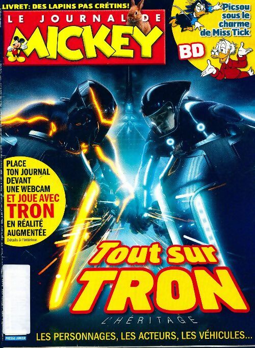 Livrenpoche : Le journal de Mickey n°3059 : Tout sur Tron - Collectif - Livre