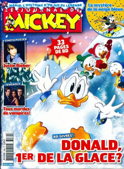Livrenpoche : Le journal de Mickey n°3062 : Donald, 1er de la glace ? - Collectif - Livre
