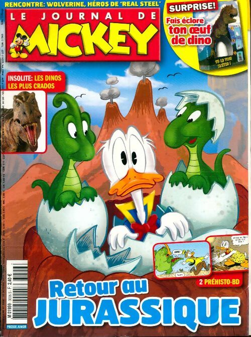 Livrenpoche : Le journal de Mickey n°3096 : Retour au Jurassique - Collectif - Livre